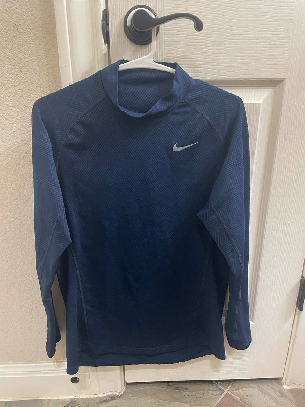 Nike Navy Long Sleeve Athletic Top